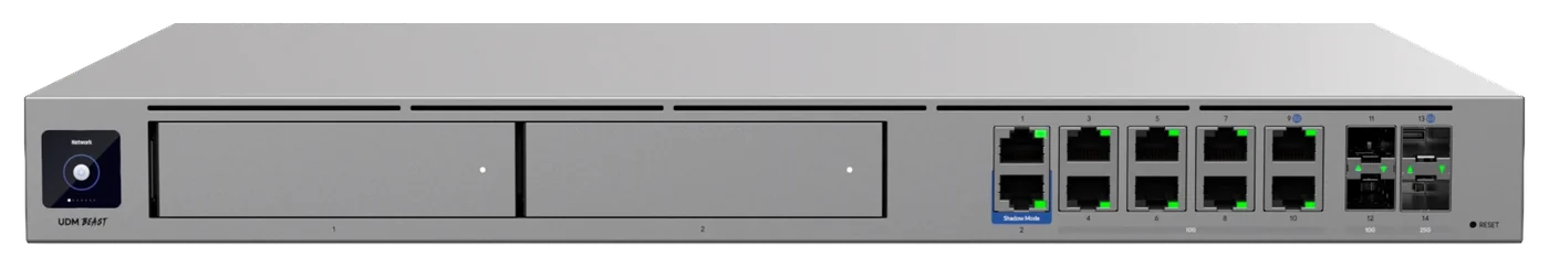 Ubiquiti Dream Machine Beast cloud gateway, front view